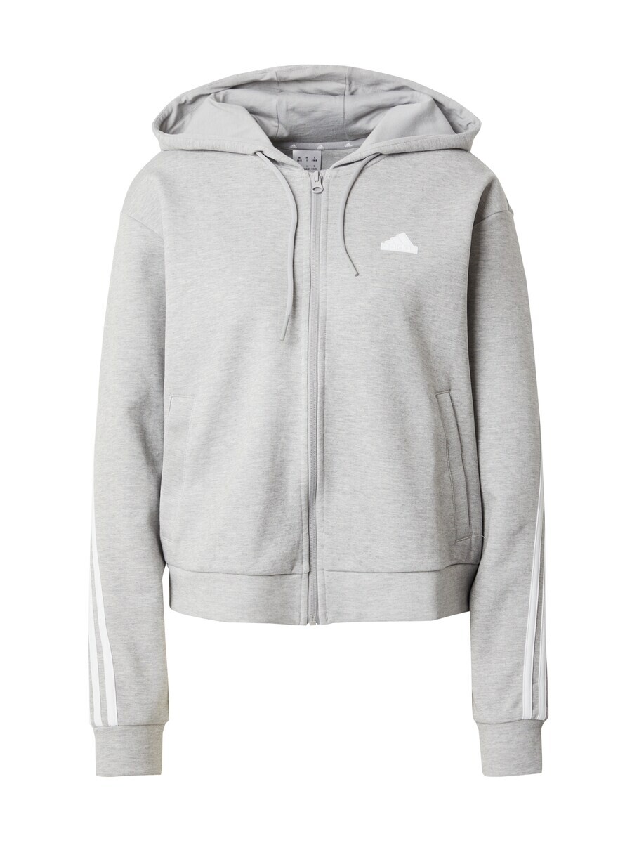 

Спортивная толстовка ADIDAS SPORTSWEAR Athletic Zip-Up Hoodie, цвет mottled grey