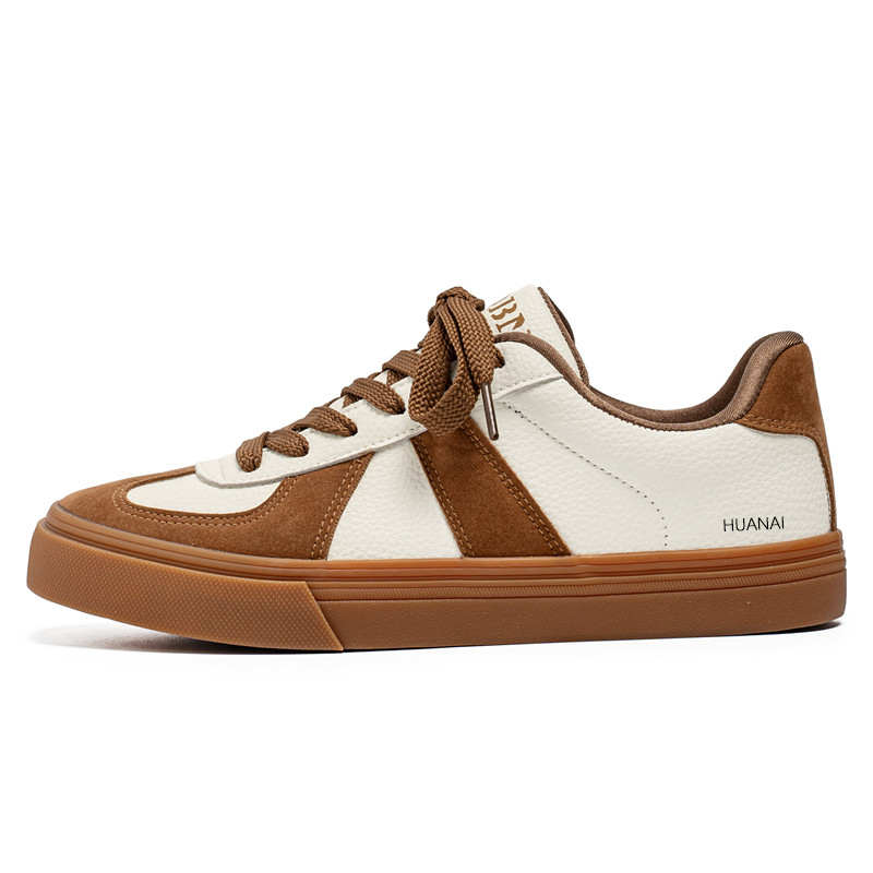 

HUANAI Низкие скейтерские кроссовки мужские бежево-хаки, цвет Beige Khaki