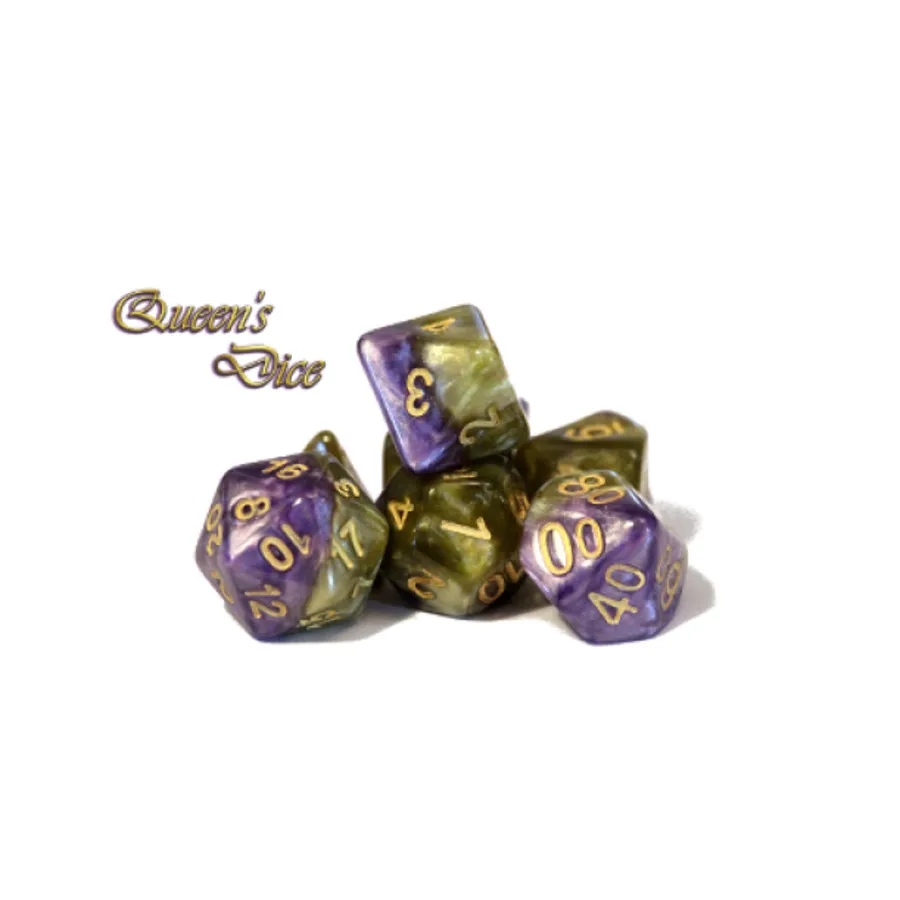 

Поли-набор — королевские кости (7), Halfsies Dice