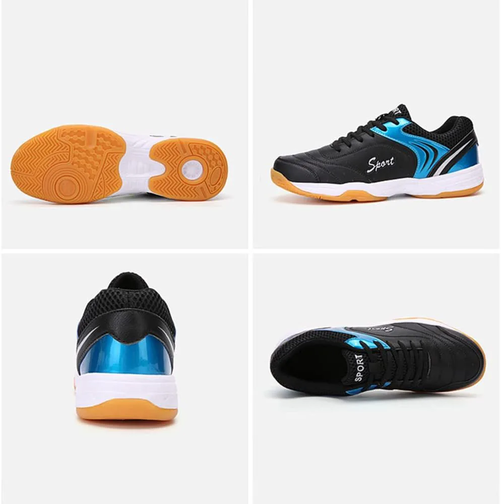 

Мужские бадминтонные кроссовки Maylrvjv, легкие, износостойкие, для занятий в зале, для ракетбола, сквоша и тенниса, черный