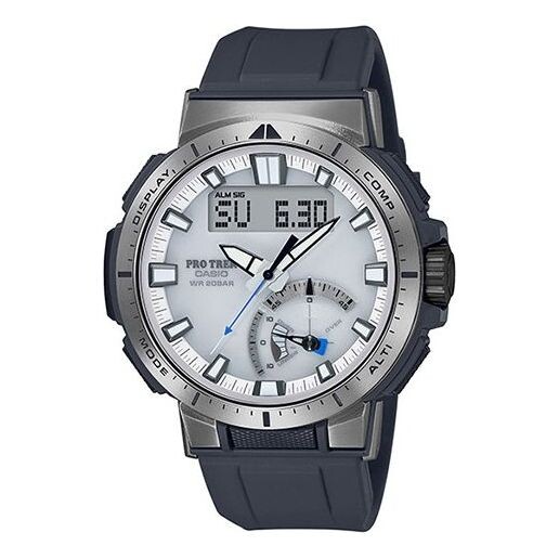 

Часы Casio Pro Trek Mountaineering Analog-Digital Watch 'Navy Blue Metallic', черный