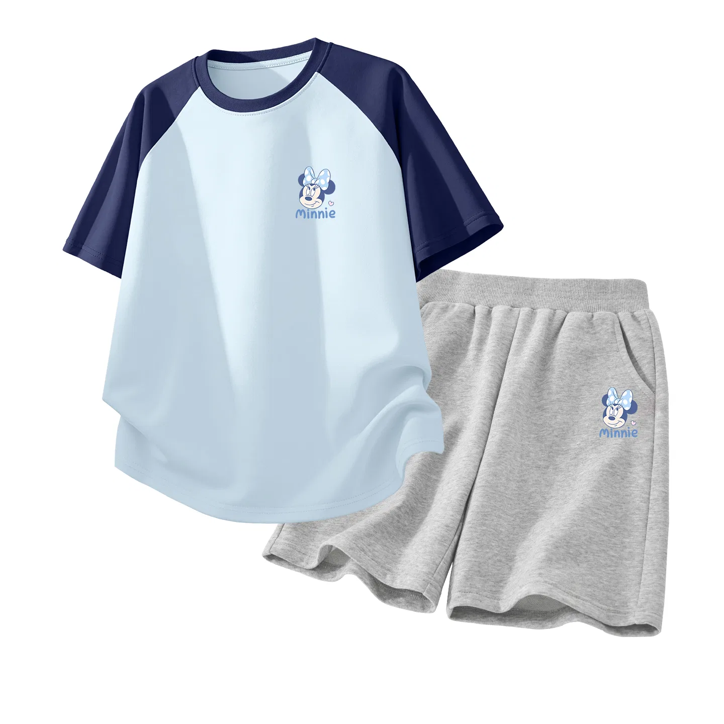 Детский спортивный костюм Disney Casual Sportswear 2 Piece Set, темно-синий с черным — фото 4