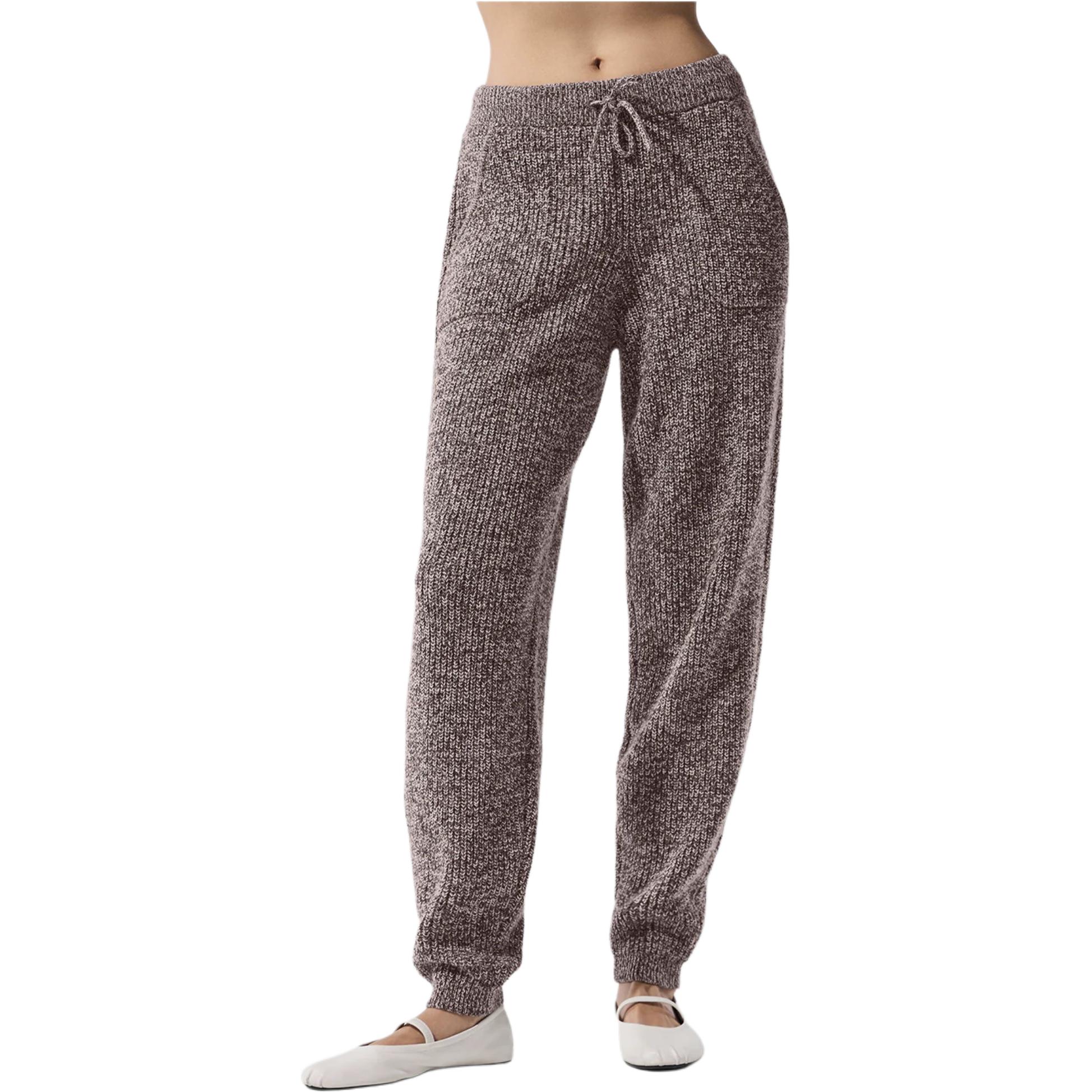 

Марлевый свитерпант повседневные брюки женские Alo Yoga, Mushroom/Mushroom Marl