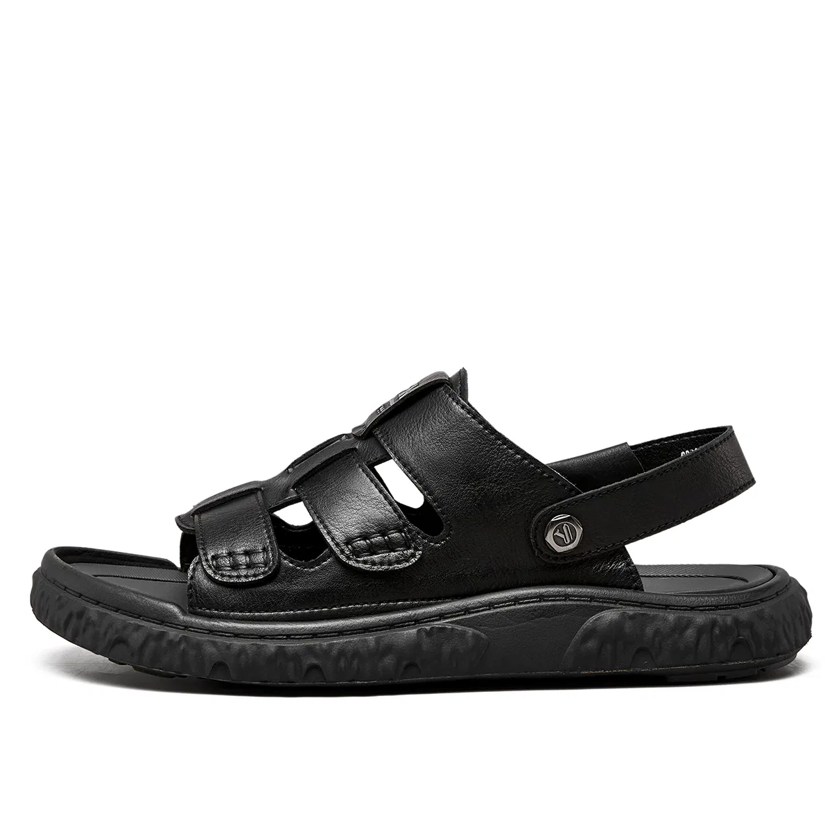 Пляжные сандалии из искусственной кожи YEARCON Black