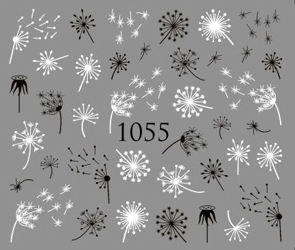 

Водные наклейки для ногтей - №1055, Raisin