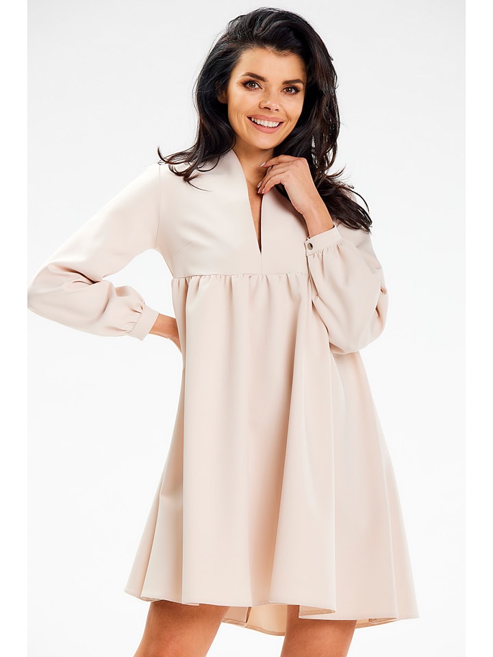 

Короткое платье Awama Kleid, бежевый