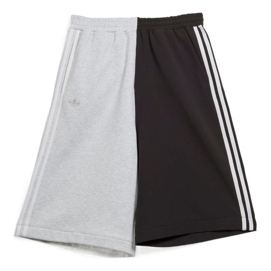 

Шорты Men's adidas originals Originals x Kerwin Frost Crossover FW22 Splicing Elastic Waistband Straight Shorts Gray / Black H59927