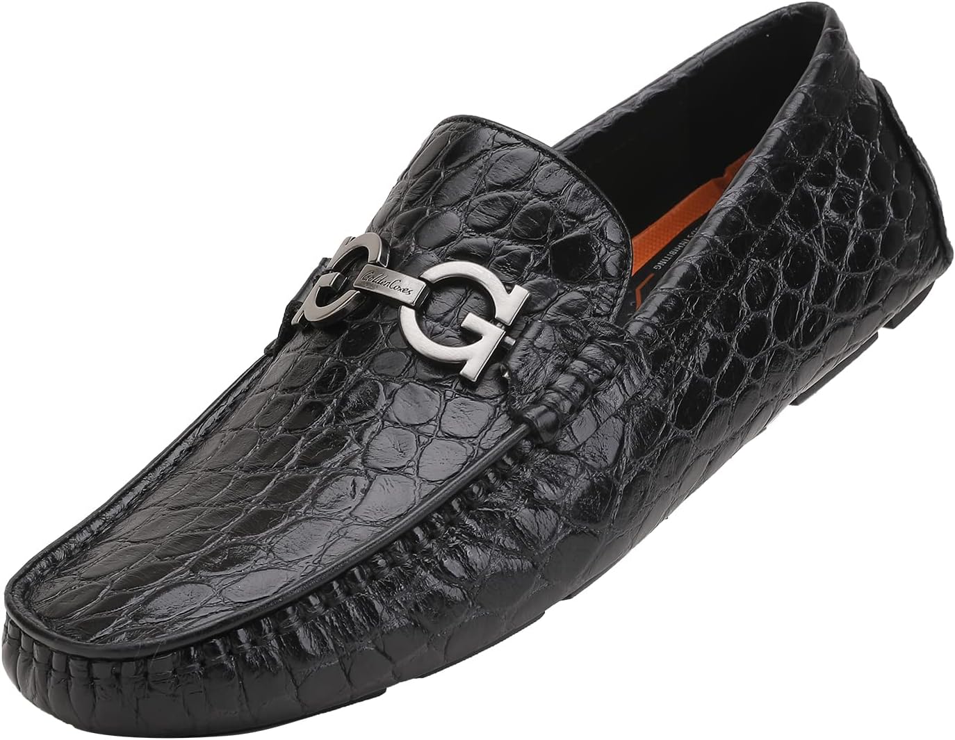 

Мужские мокасины, классические туфли, кожаные повседневные слипоны, дышащие лоферы с отделкой 'пэнни' для мужчин Generic, черный