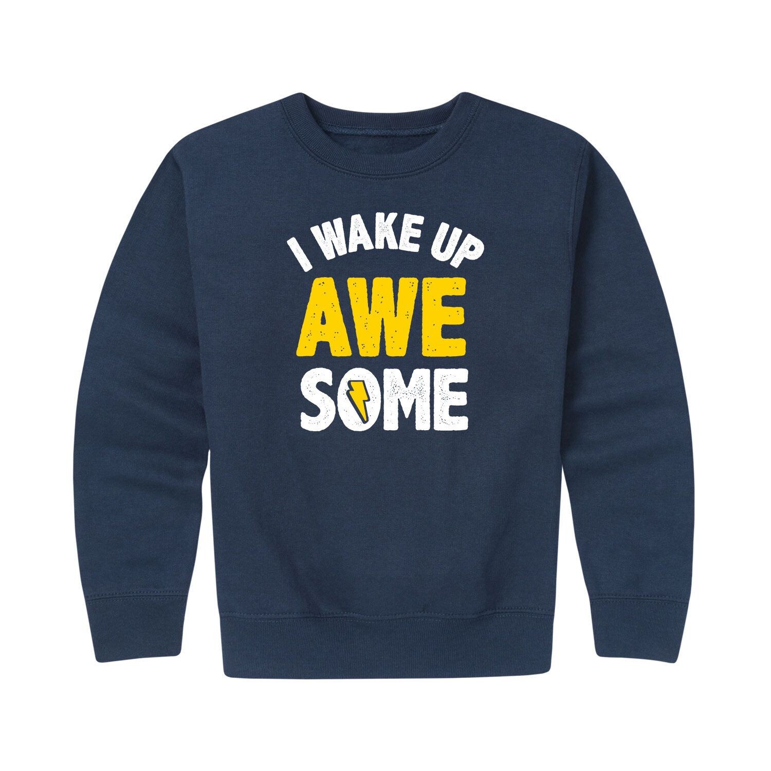 

Флисовый свитшот Boy' Wake Up Awesome для мальчиков 8–20 лет Licensed Character, синий