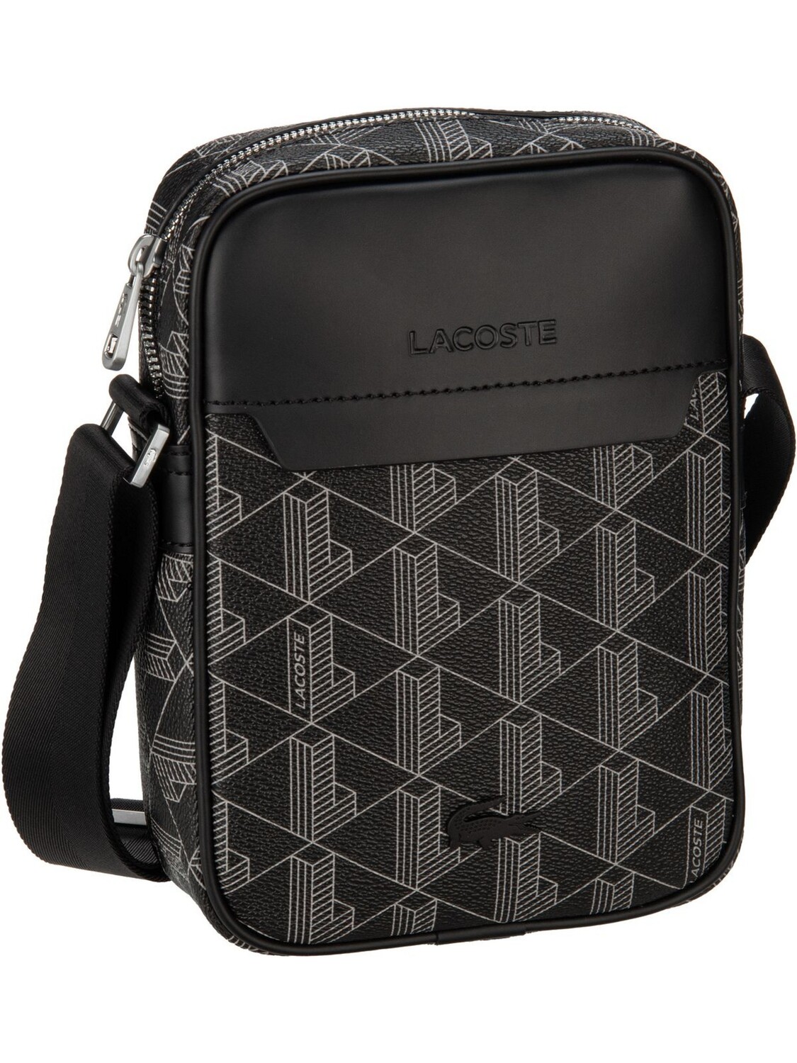 

Сумка через плечо Lacoste The Blend 4410, цвет Monogram Noir Gris