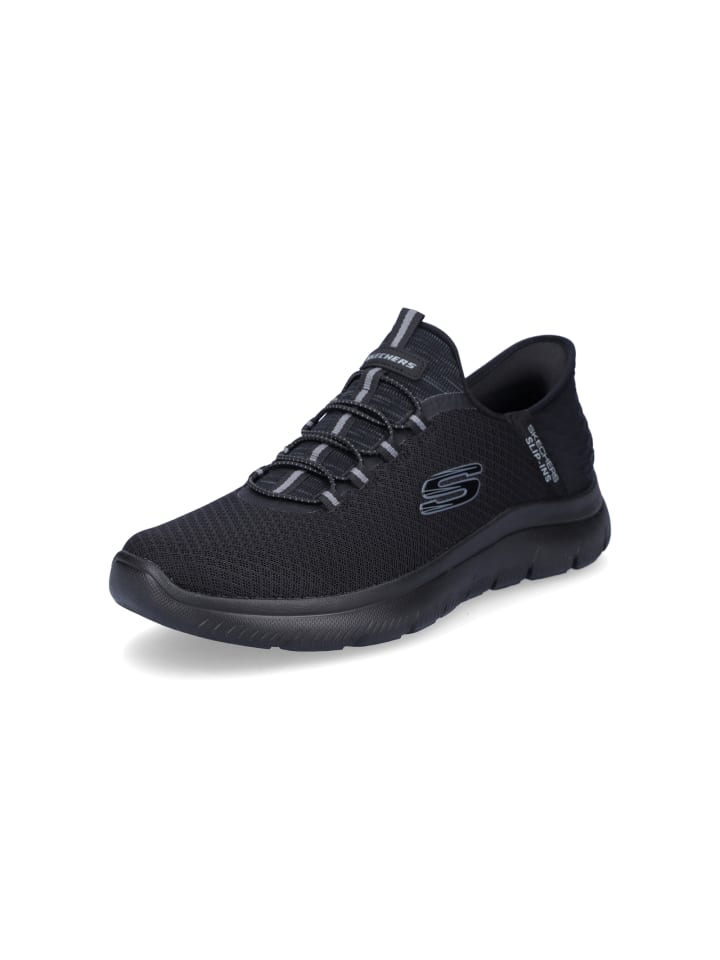 

Кроссовки на шнуровке Skechers, черный