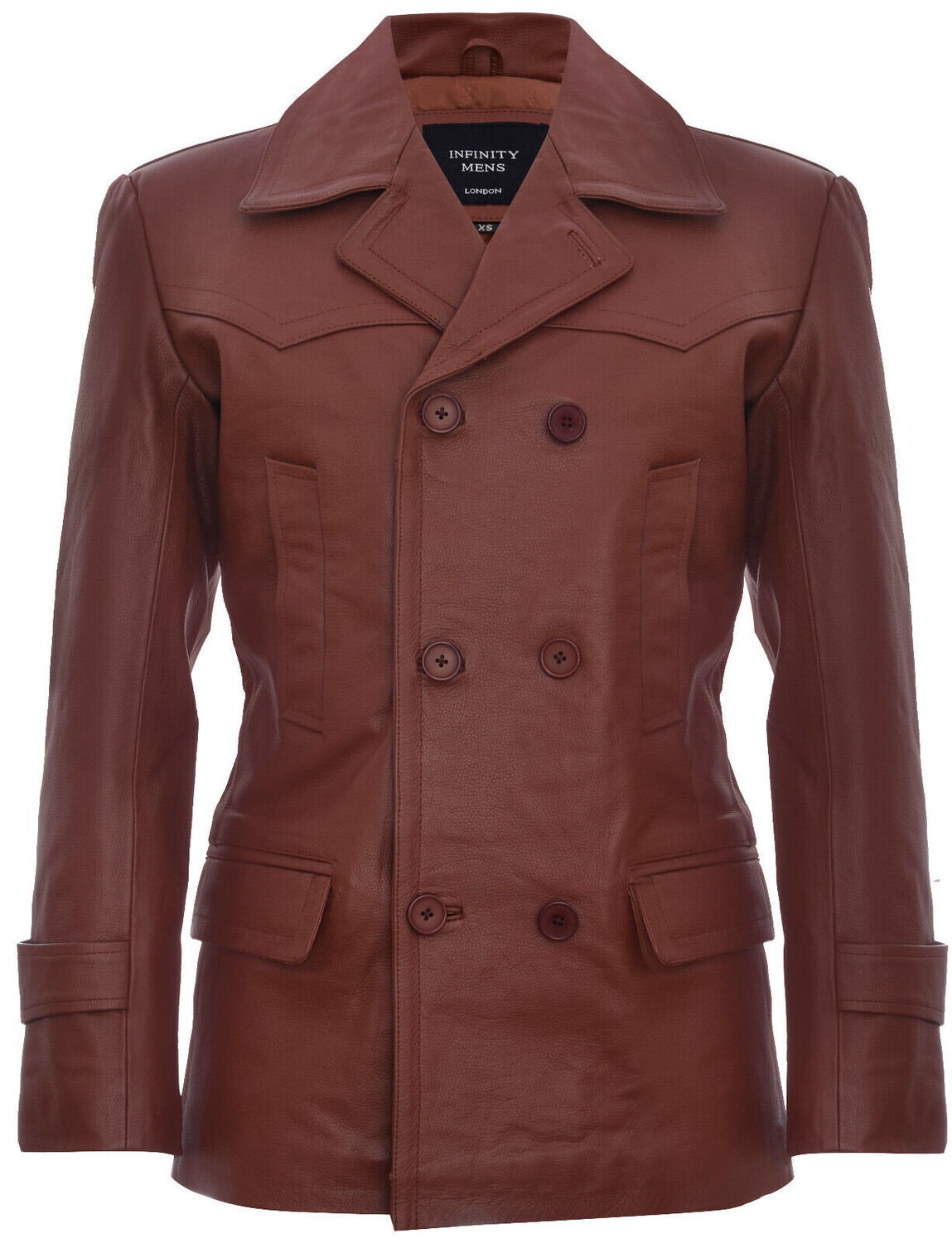 

Куртка dr who Infinity Leather кожаная, коричневый