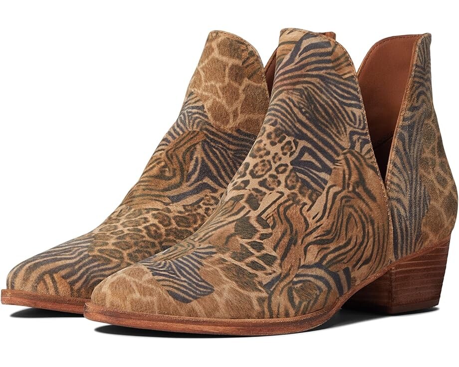 

Ботинки Free People Animal Charm Double V Boot, цвет Printed Multi