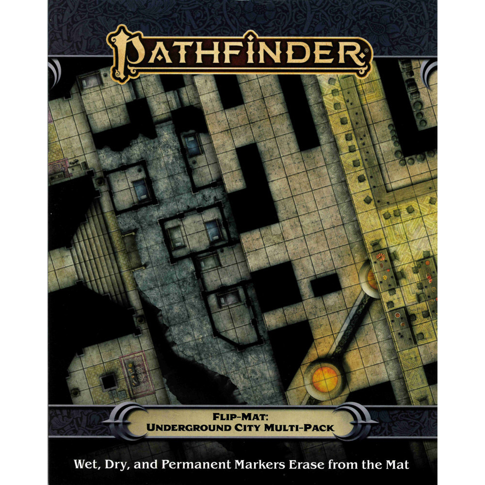 

Ролевая игра Paizo Publishing Pathfinder 2E RPG: Flip-Mat - Underground City Multi-Pack