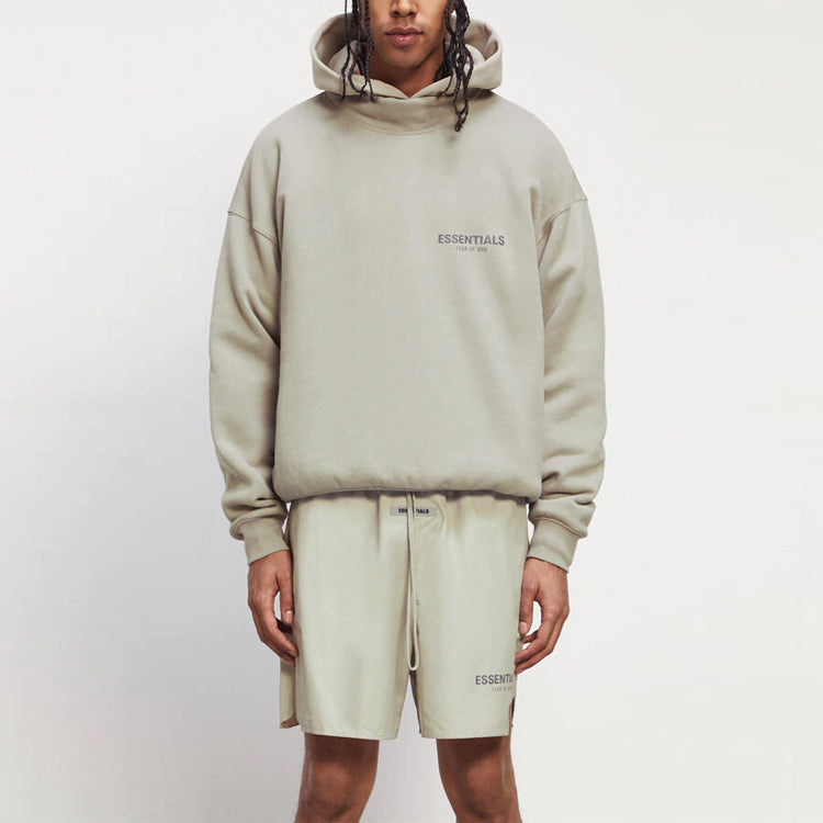 Спортивная толстовка Fear of God Essentials FW20 Mock Neck Sweatshirt 'Moss' FOG-FW20-296, зеленый — фото 3