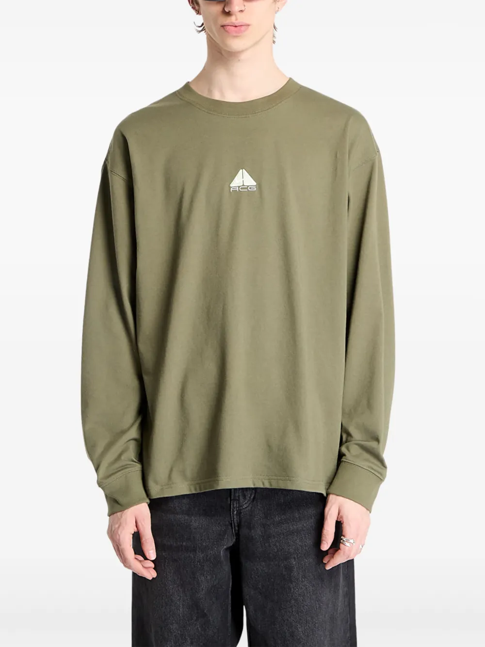 

Футболка ACG Lungs с длинными рукавами Nike, зеленый