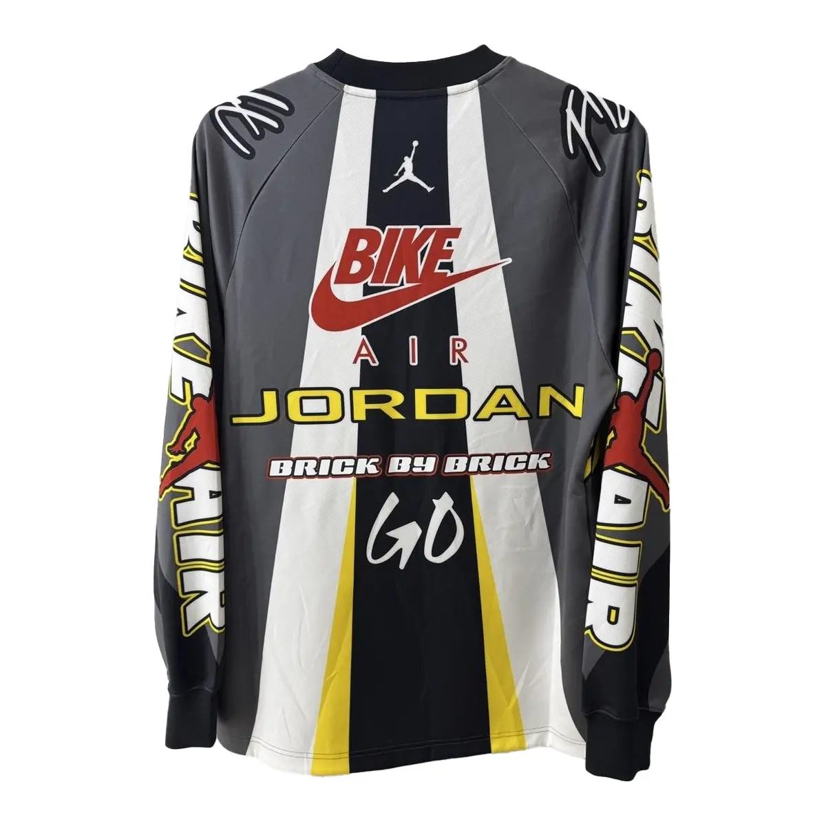 Футболка Nigel Sylvester BMX азиатский размер S Jordan, серый — фото 3
