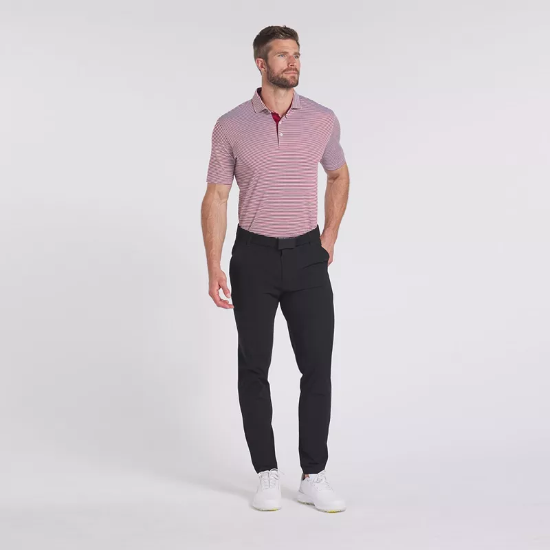 

Мужская футболка-поло для гольфа PUMA Isle Pique, цвет Intense Red/White Glow