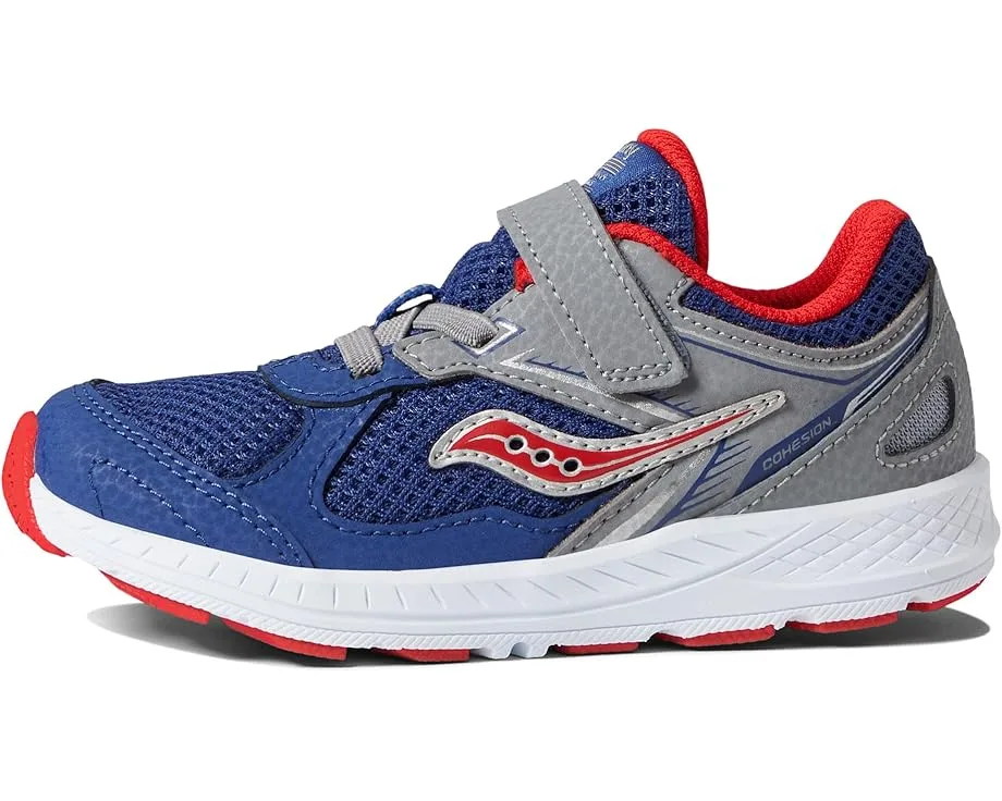 Кроссовки Saucony Kids Cohesion 14 A/C (Toddler), Navy/Red — фото 4
