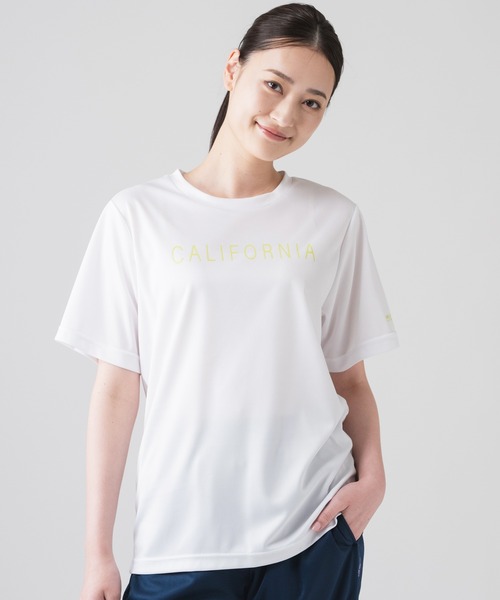 

Футболка с коротким рукавом, Dry Crew, California Print K-SWISS, кремовый