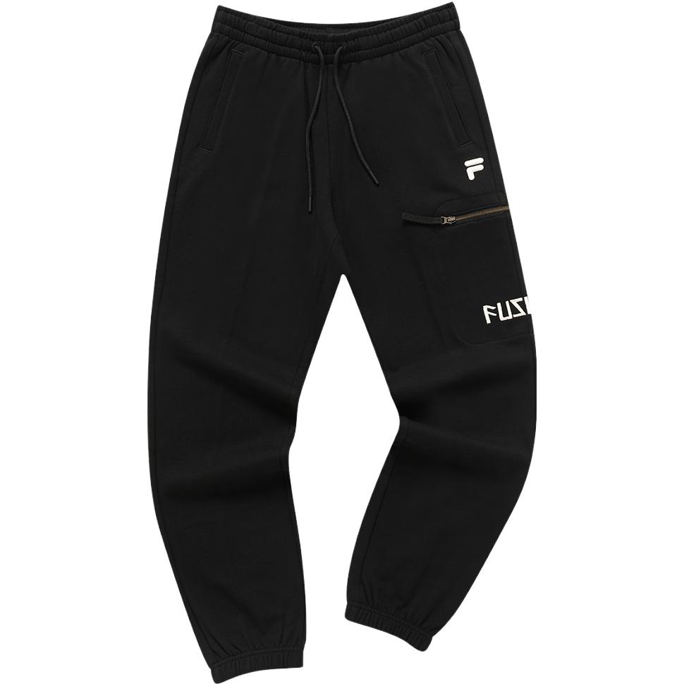 

FILA FUSION Вязаные спортивные штаны женские черные