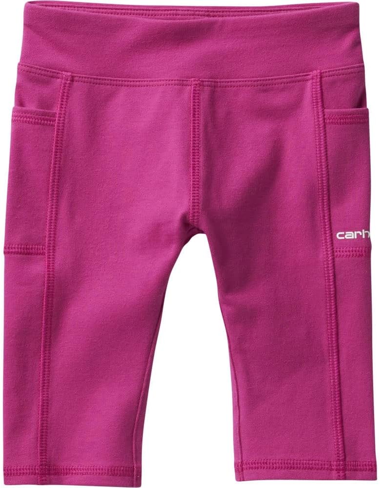 

Carhartt Kid's CK9442 легкие укороченные леггинсы - для девочек, Raspberry Rose