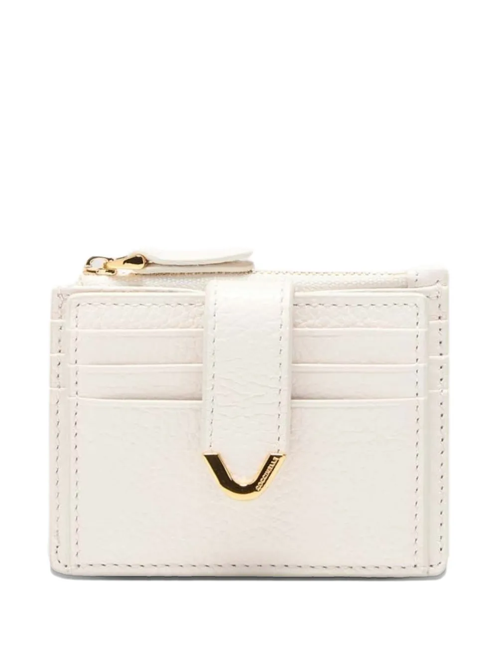 

Кожаный держатель для карточек Coccinelle, белый