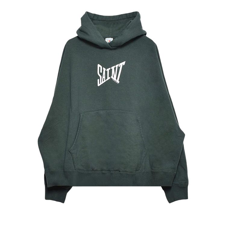 

Худи SAINT Mxxxxxx Ribon Saint Hoodie Green, зеленый