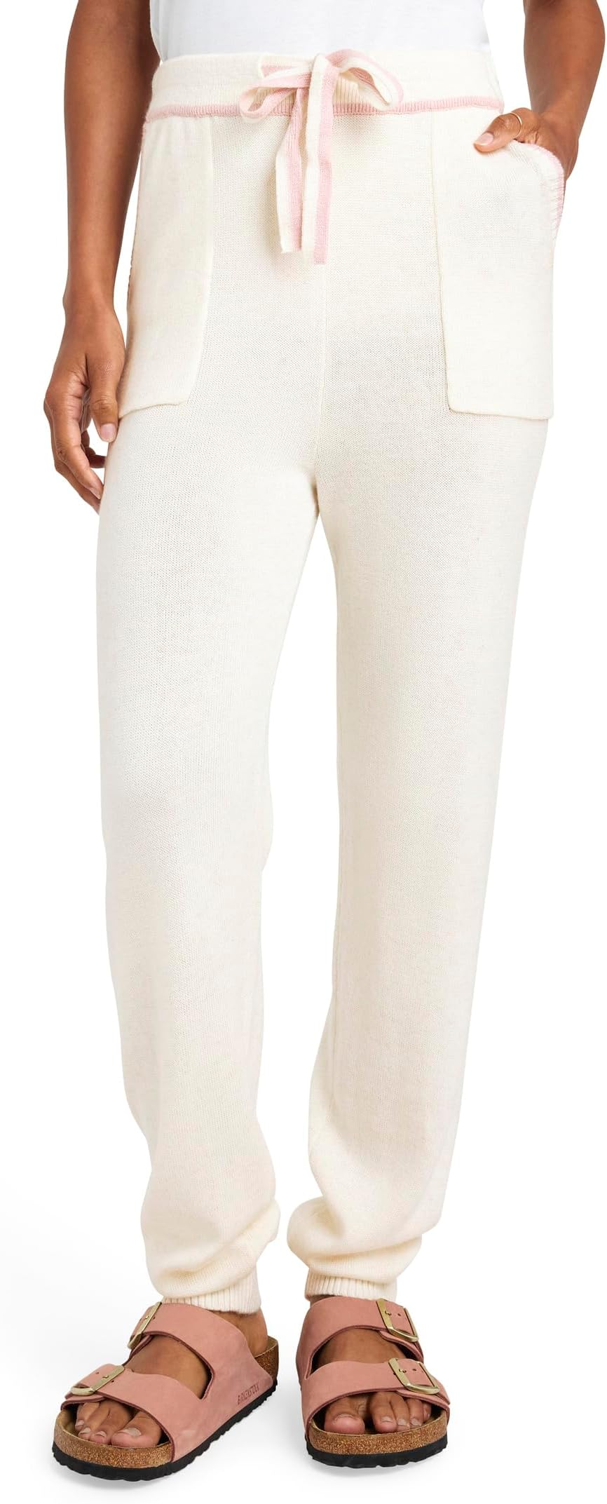 

Брюки Splendid Elizabeth Sweater Joggers, цвет Snow Heather/Cotton Candy