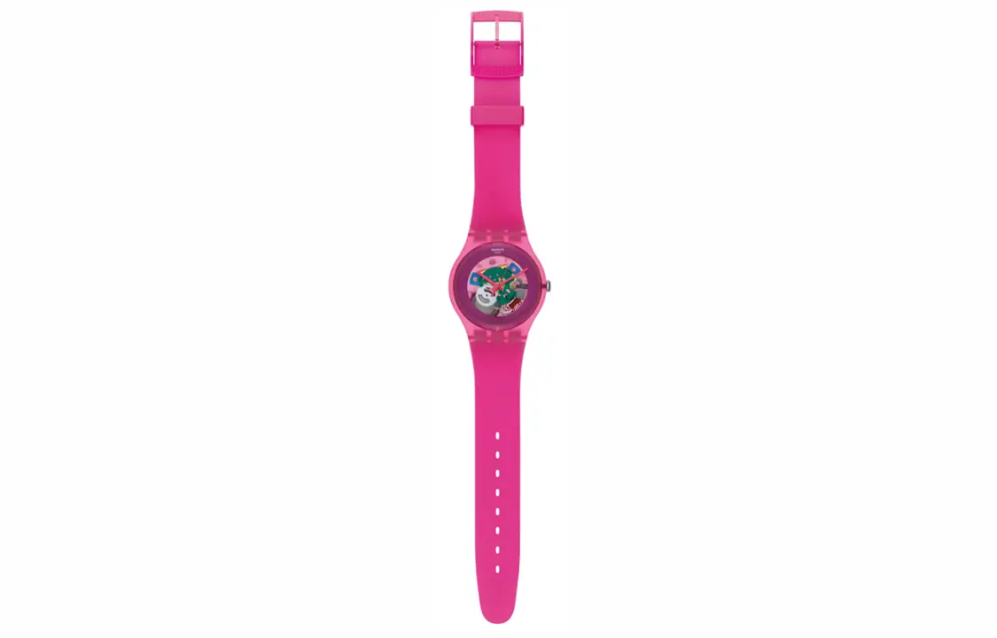 

SWATCH Часы Women's 41mm Pink Watch SUOP100