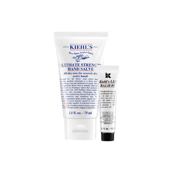 

Набор для увлажнения и восстановления кожи Успокаивающий увлажняющий уход 75 мл + 15 мл Kiehl'S, two-piece set: moisturizing hand cream 75ml+lip balm 15ml