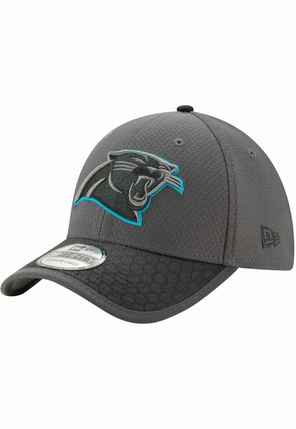 

Бейсболка 39THIRTY NFL SIDELINE CAROLINA PANTHERS New Era, цвет graphite