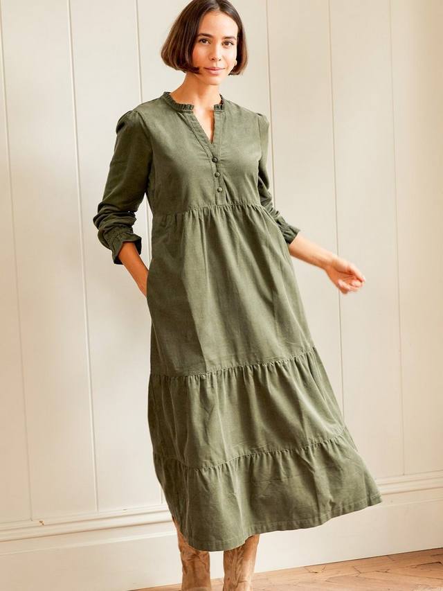 

Лив платье миди из вельвета Aspiga, Khaki