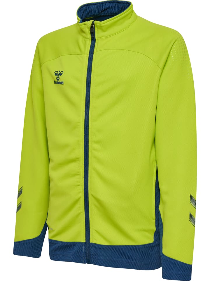 Толстовка Hummel Reißverschluss Jacket Hmllead Multisport Kinder, цвет LIME PUNCH — фото 4