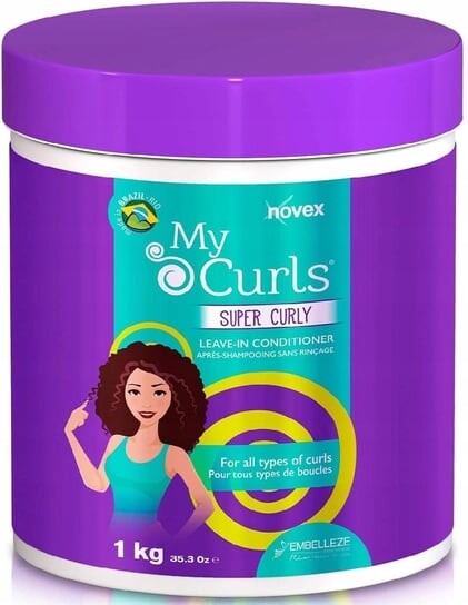 

Несмываемый кондиционер для локонов и волн, 1 кг Novex, My Curls