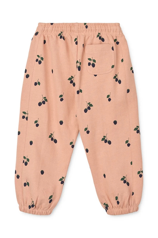Детские хлопковые спортивные штаны Arlo Printed Sweatpants Liewood, оранжевый — фото 2