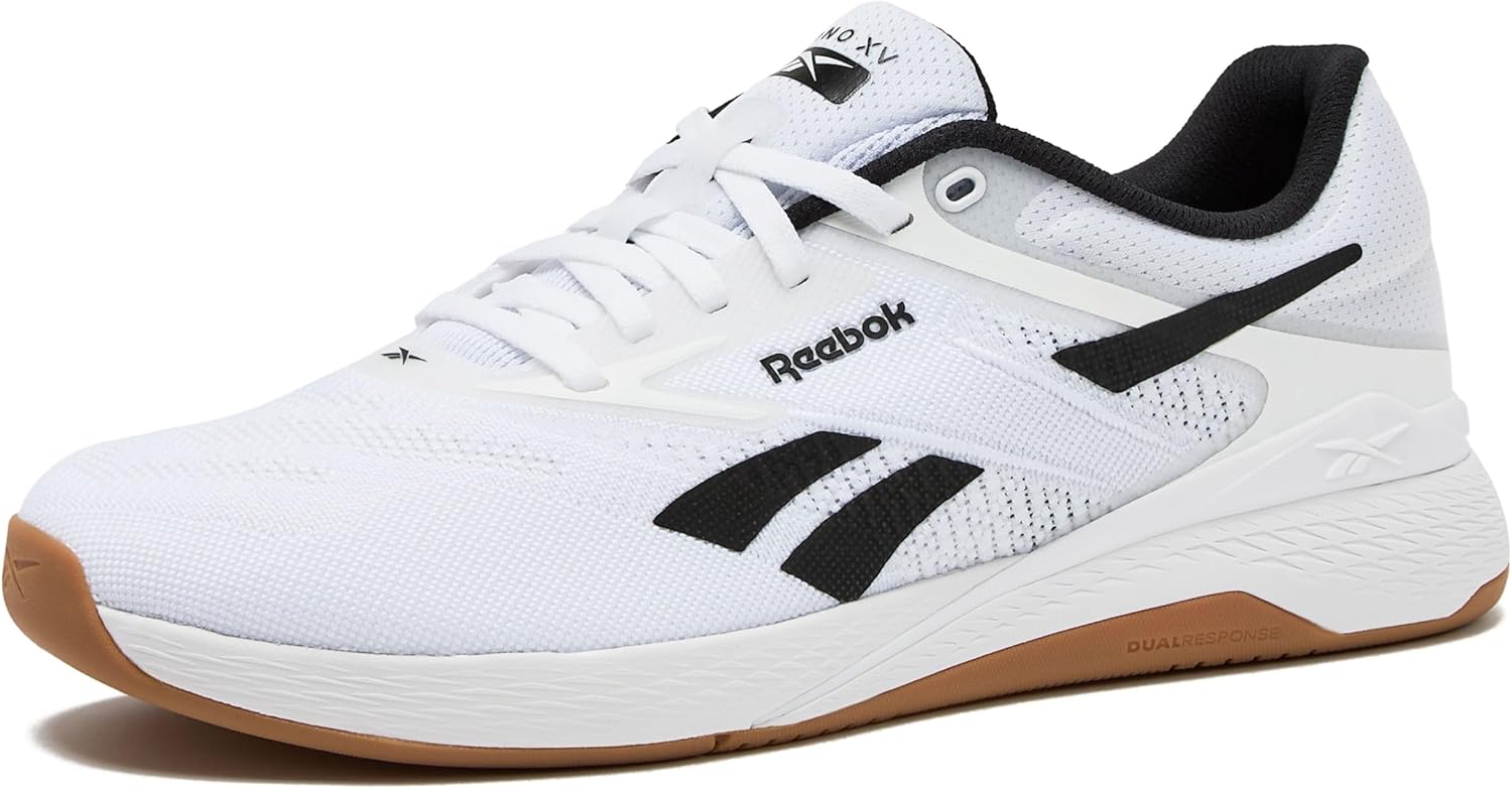 Мужские кроссовки Reebok Nano X5, для кросс-тренинга и легкого бега, белый/черный