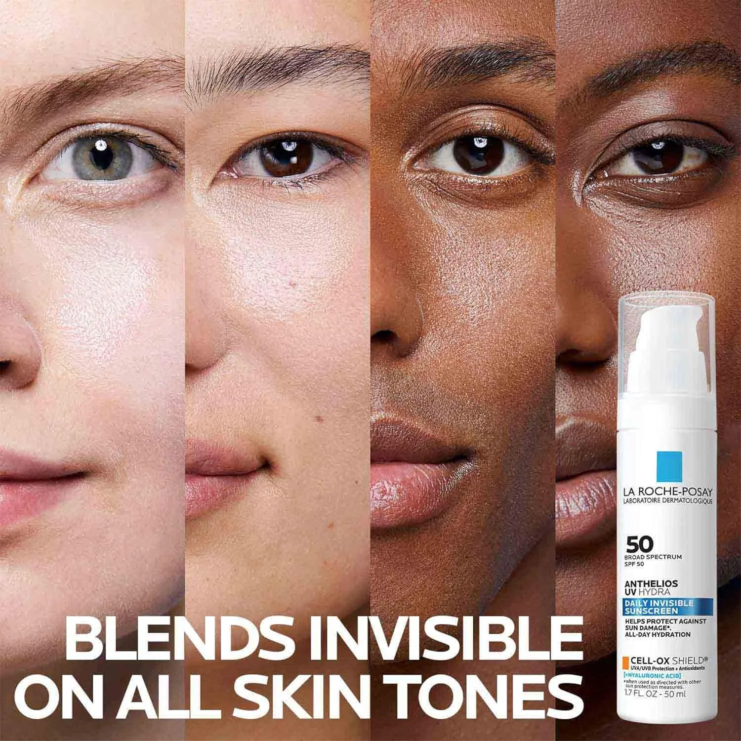 Набор La Roche-Posay: сыворотка для лица Hyalu B5 Pure Hyaluronic Acid, увлажняющая сыворотка, и солнцезащитный крем Anthelios UV Hydra SPF 50 — фото 4