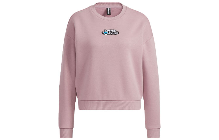 

Adidas Neo Толстовка Sesame Street X Sesame Street Co-branded Collection Sweatshirts Women's Purple Pink