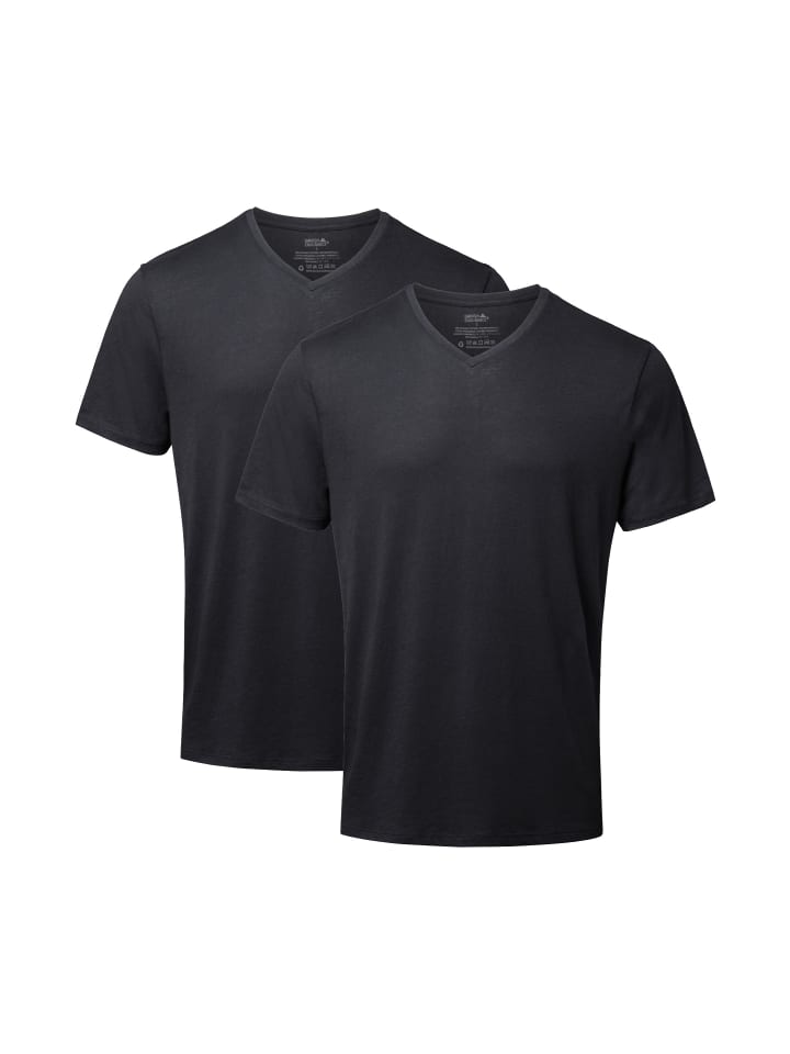 

Футболка V в цвете угольно-черный DANISH ENDURANCE