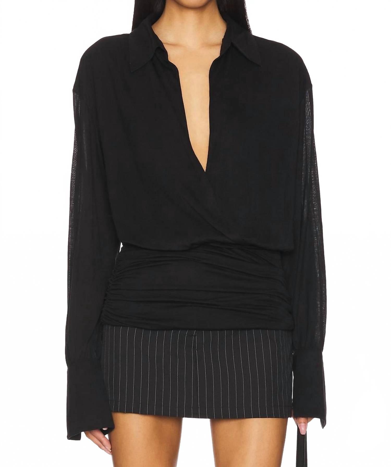 

Топ Аврора в черном цвете SER.O.YA