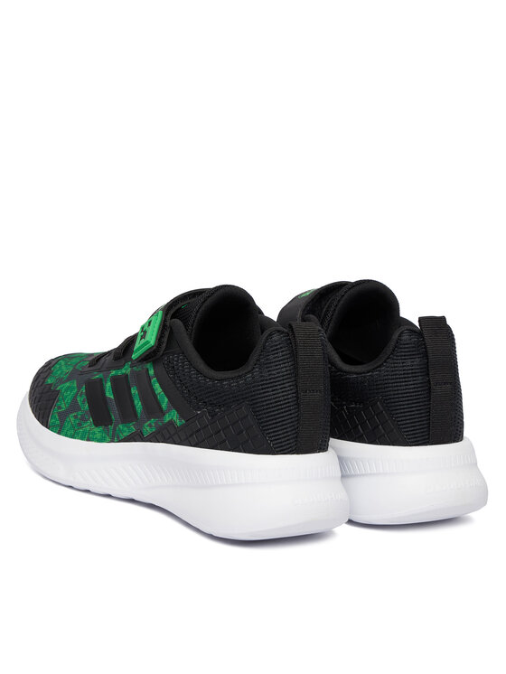 Кроссовки Minecraft Fortarun 4.0 JR1943 Adidas, черный — фото 3