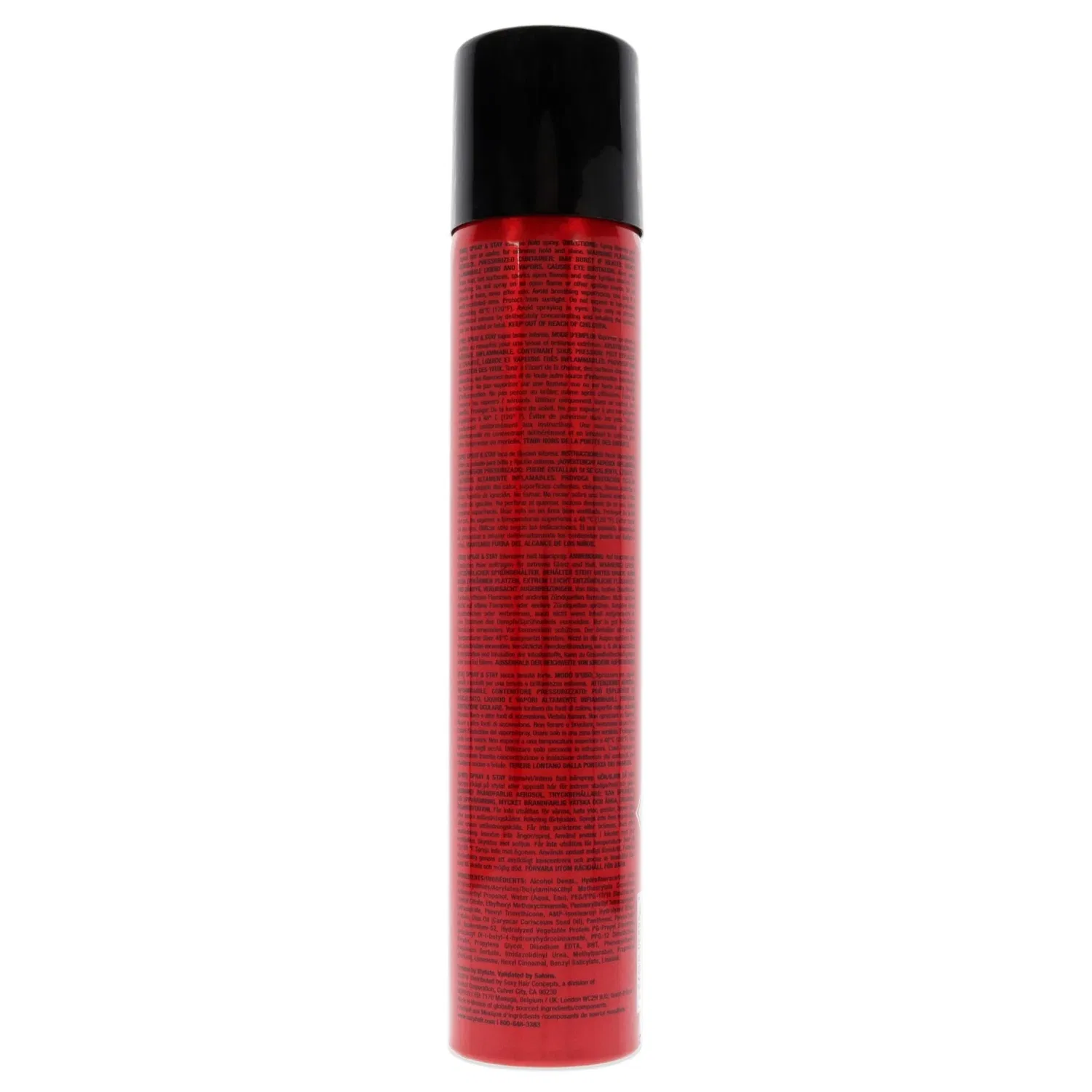 Лак для волос Big Sexy Hair с интенсивной фиксацией от Sexy Hair, унисекс - 255 мл (9 унций), красный — фото 3