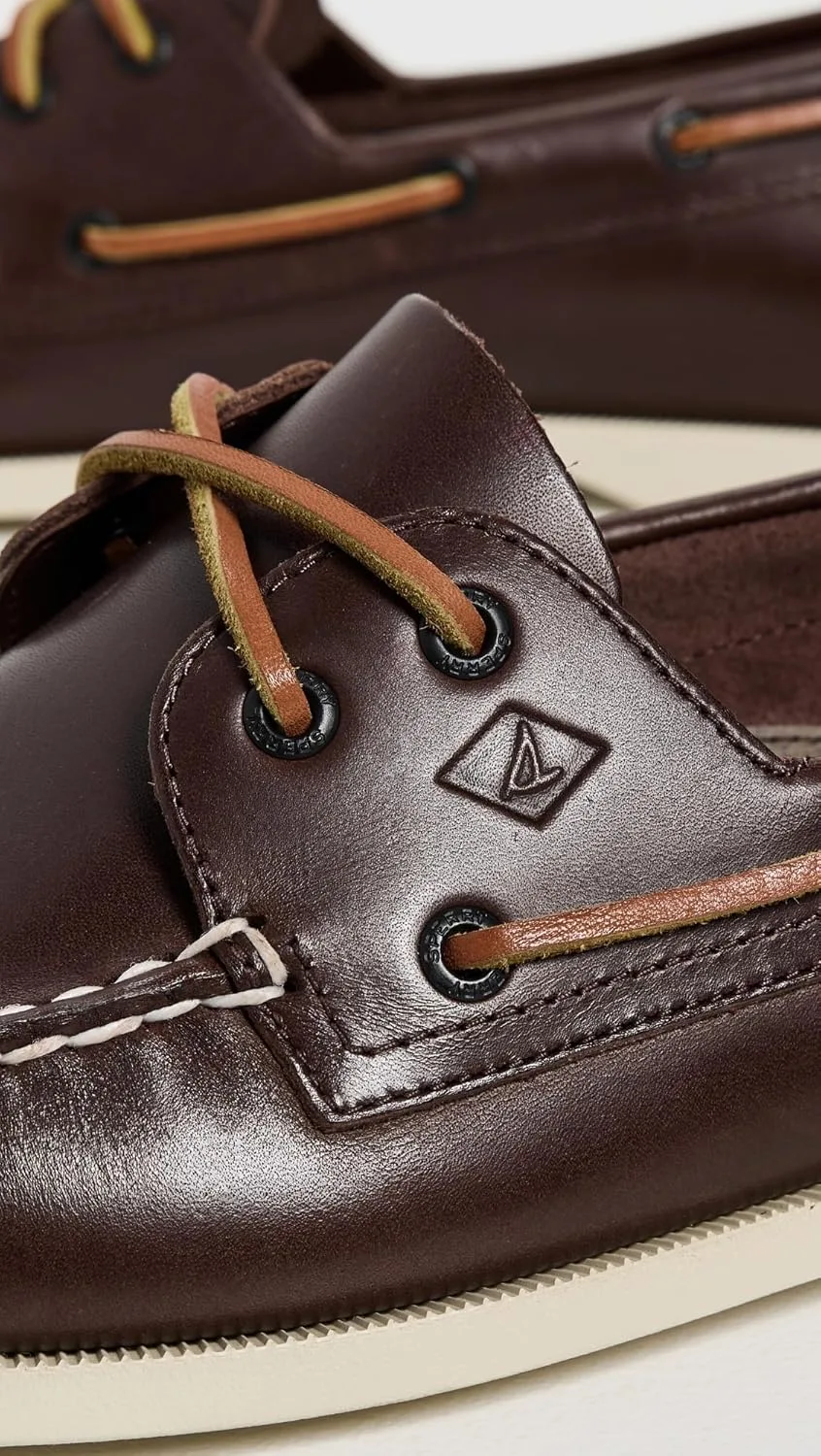 Мужские кожаные мокасины Sperry в комплекте с двумя кожаными туфлями, коричневый — фото 4