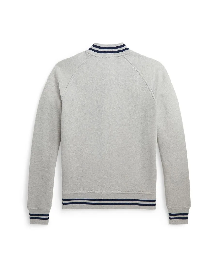 Бейсбольная куртка из флиса для мальчиков 8-20 лет Polo Ralph Lauren, Andover Heather — фото 2
