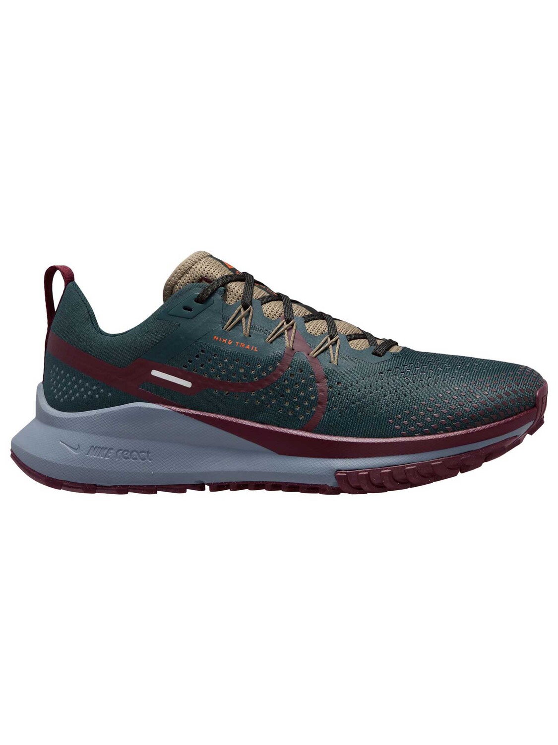 

Горные кроссовки Nike REACT PEGASUS TRAIL 4, зеленый