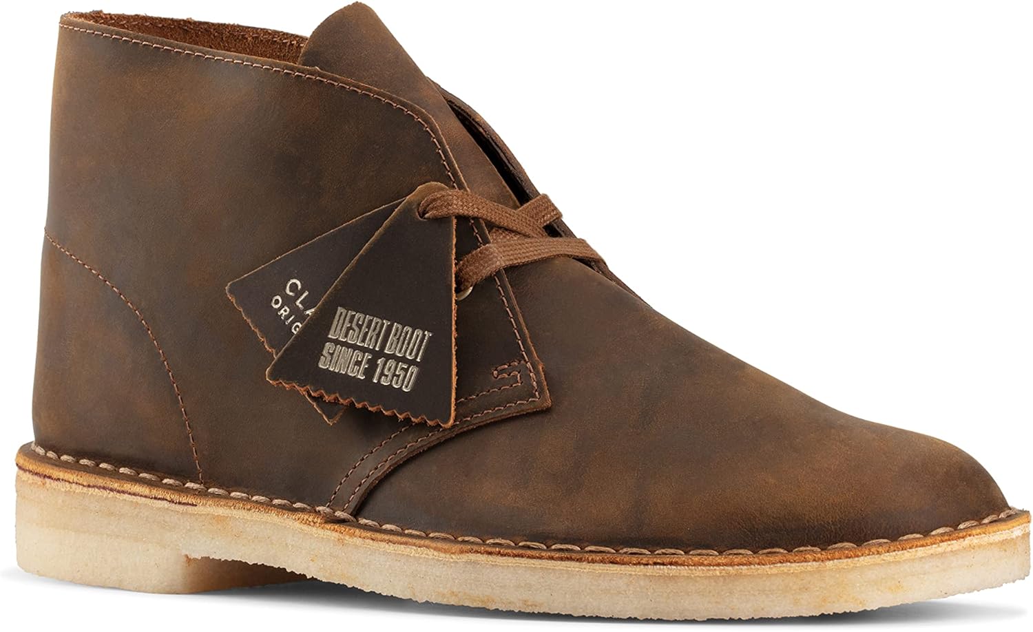 Мужские ботинки Clarks Bushacre 3 Chukka, Beeswax Leather — фото 3
