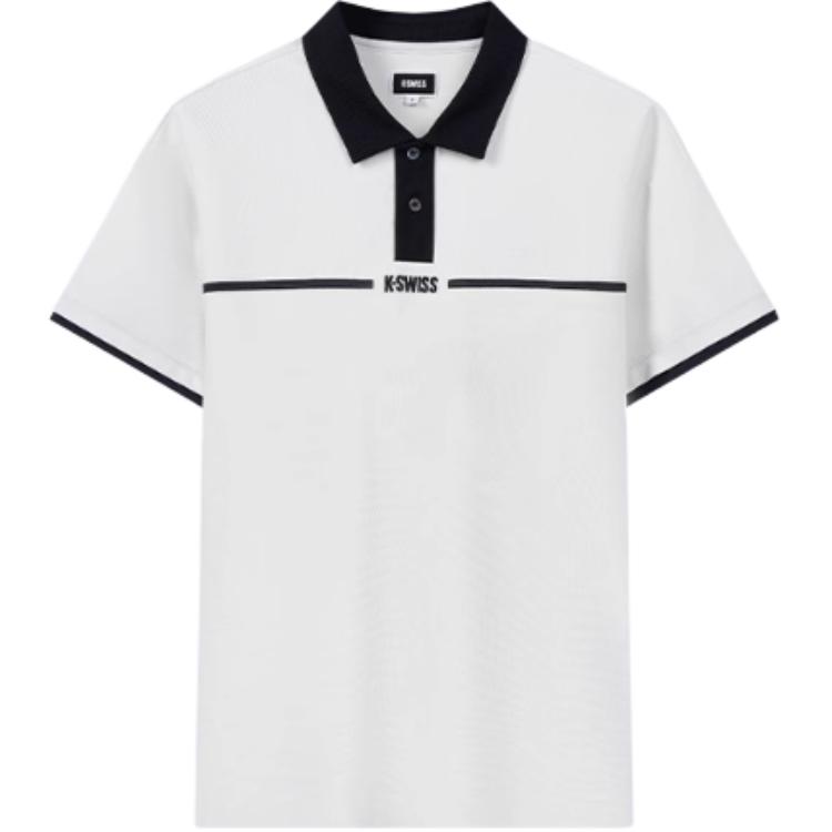 

K·SWISS Футболка-поло KSWISS мужская Euryale White, Белый, K·SWISS Футболка-поло KSWISS мужская Euryale White