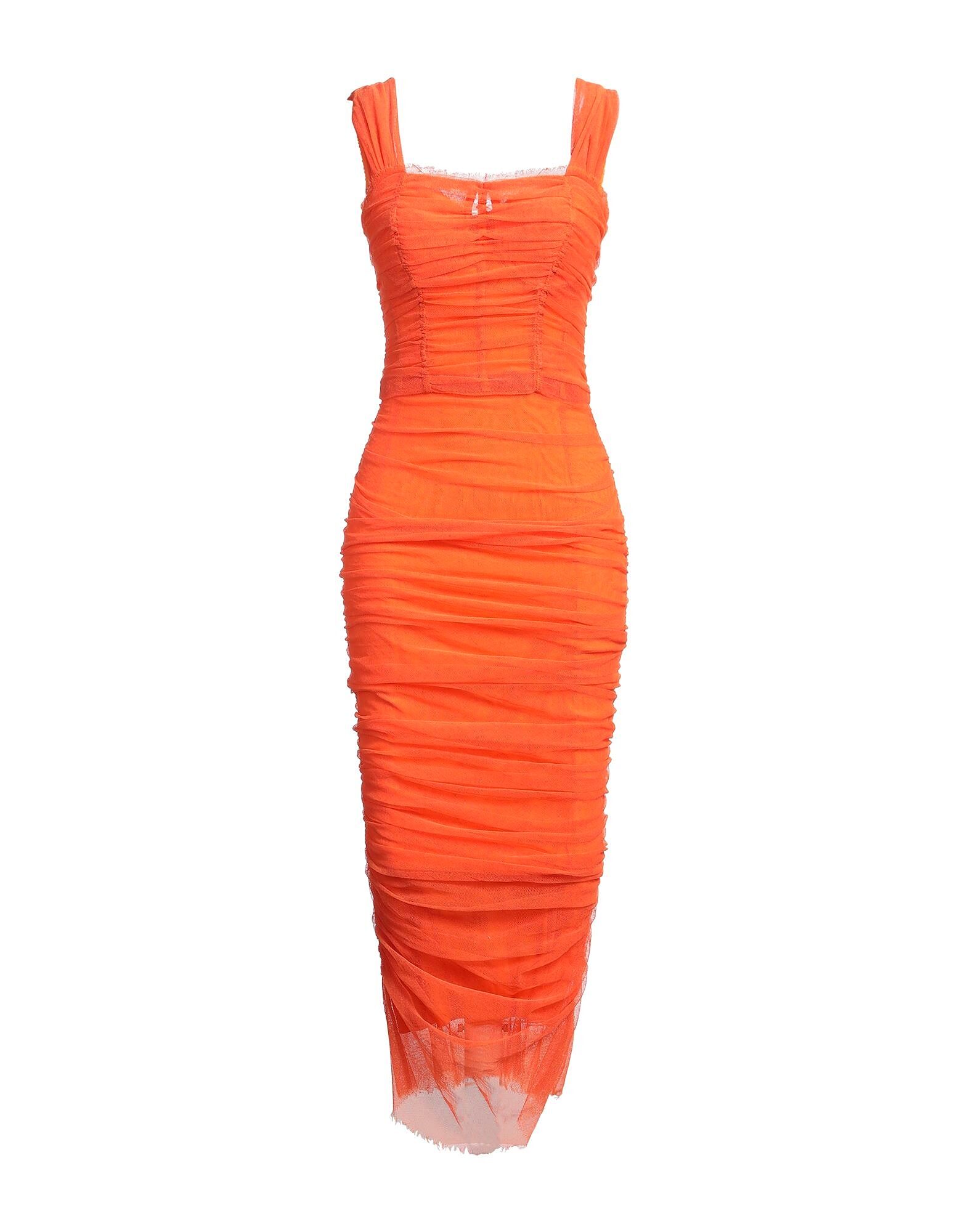 

Платье миди Dolce&Gabbana, оранжевый