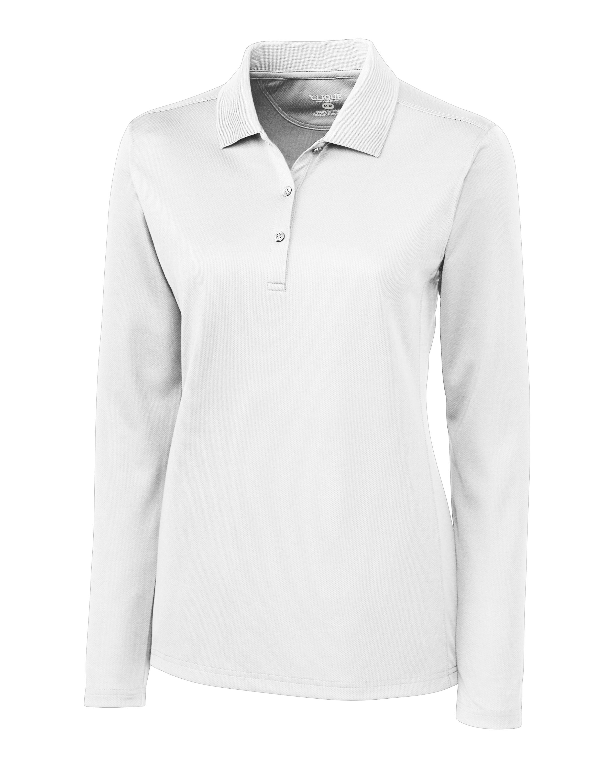 

Рубашка поло Clique L/S Ice Lady Pique, белый